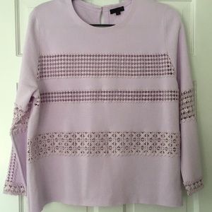 NWT JCrew Collection gorgeous lavender sweater